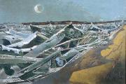 Caspar David Friedrich Paul Nash, Totes Meer oil